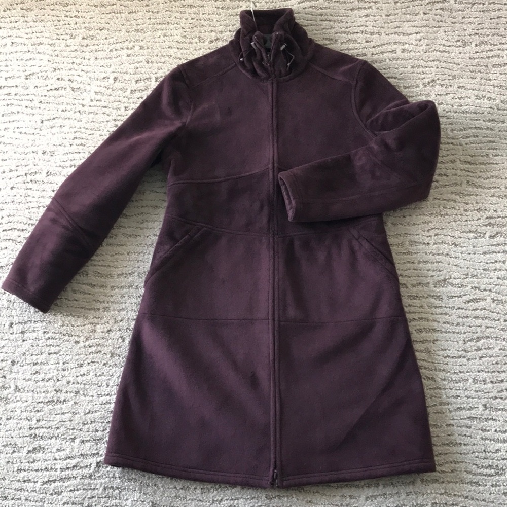 Athleta long fleece coat - Large